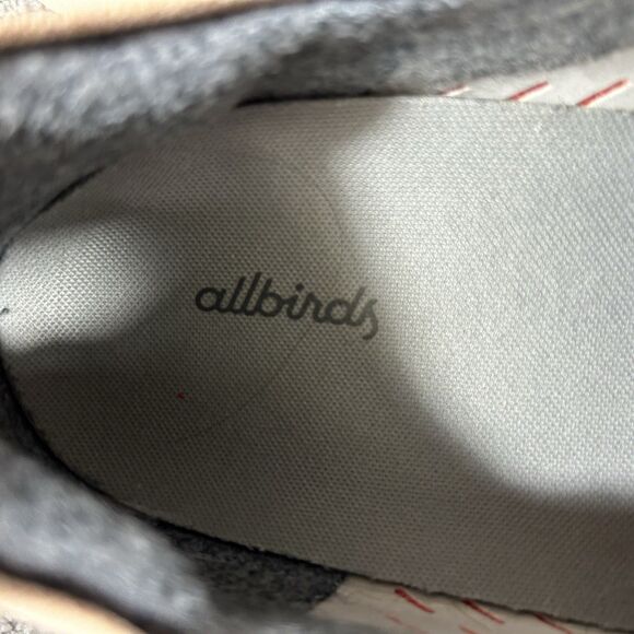 ALLBIRDS Tree Dasher TD Mens Sz 12.5 Coral Red Knit Athletic Running Shoes Used